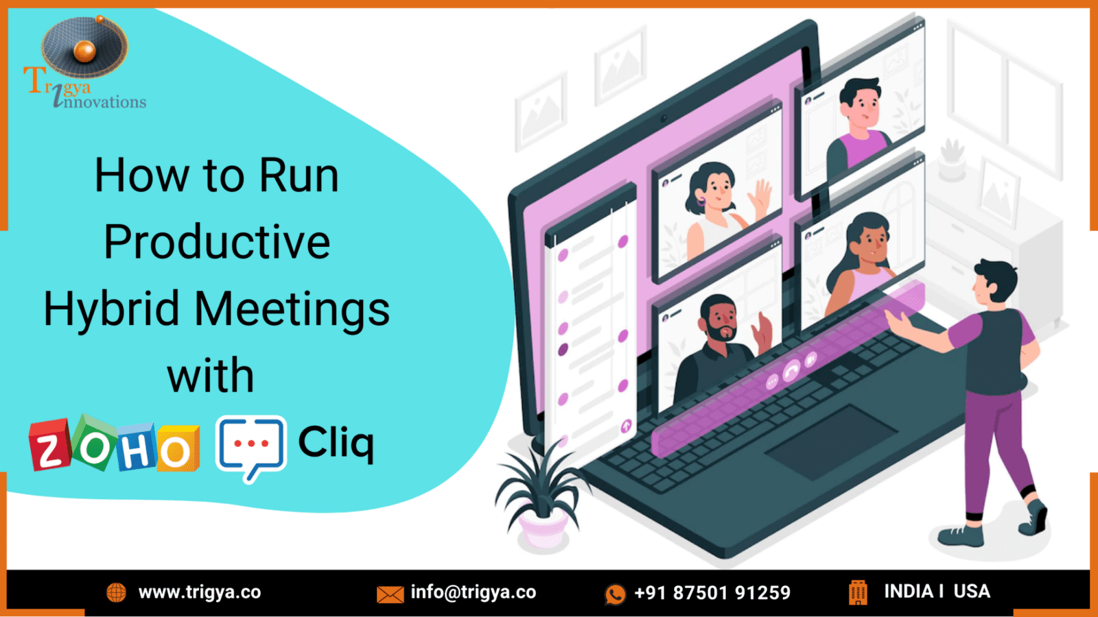 How to Run Productive Hybrid Meetings with Zoho Cliq